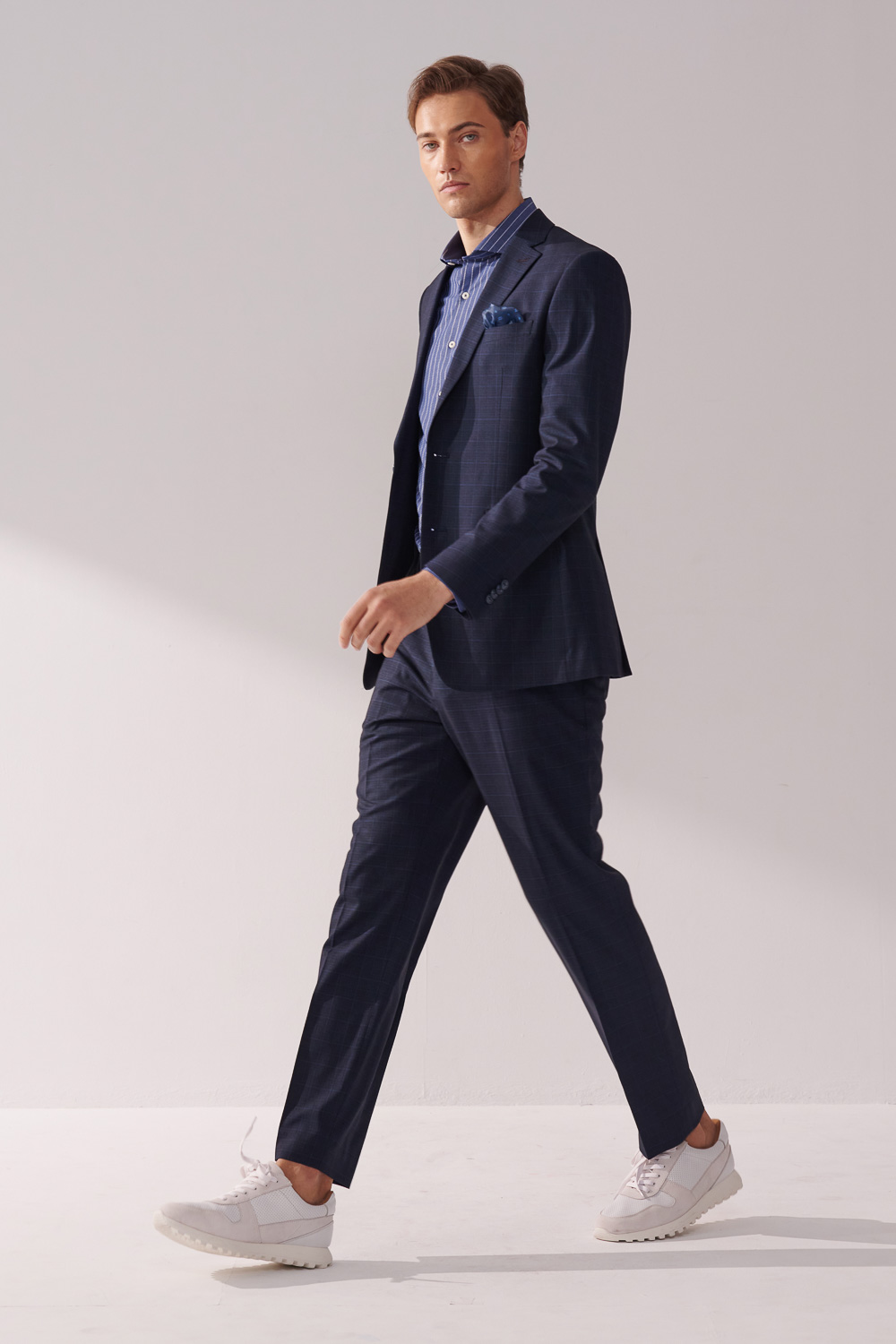 SST&C 藏青格紋裁縫西裝褲｜00022410010 (Outlet)_2