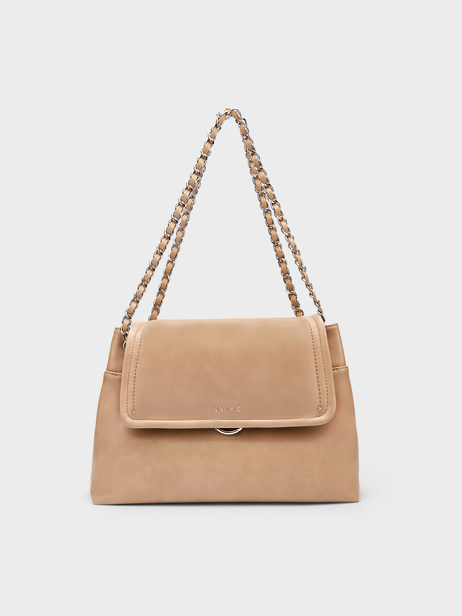 S'AIME 皮穿鍊掀蓋流浪方包(M)｜ S'AIME東京企劃