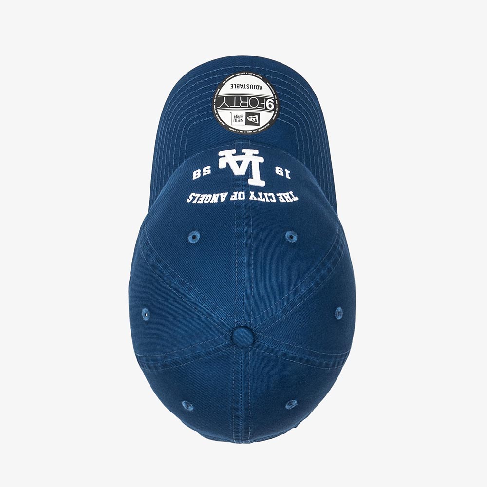 NEW ERA 男女9FORTY UNST MLB CITY SLOGAN ARCH 洛杉磯道奇藍