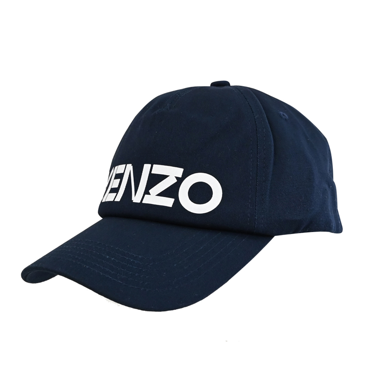 KENZO 5AC101 品牌LOGO棉質中性棒球帽/遮陽帽.深藍_1