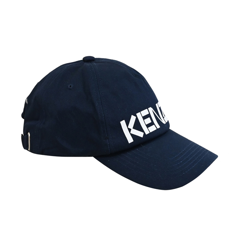 KENZO 5AC101 品牌LOGO棉質中性棒球帽/遮陽帽.深藍_2