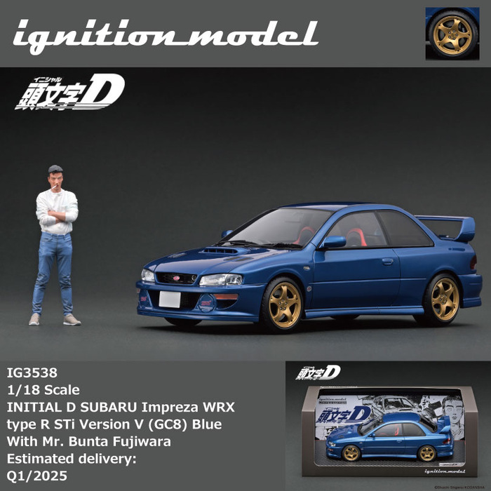 [開封品]イグニッションモデル 頭文字D 1/18 スバル インプレッサ STI 開封品]イグニッションモデル 頭文字D 1/18 スバル インプレッサ STI