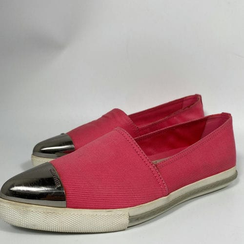 【環球板橋車站店】MIU MIU/帆船鞋/37/5S9675_1