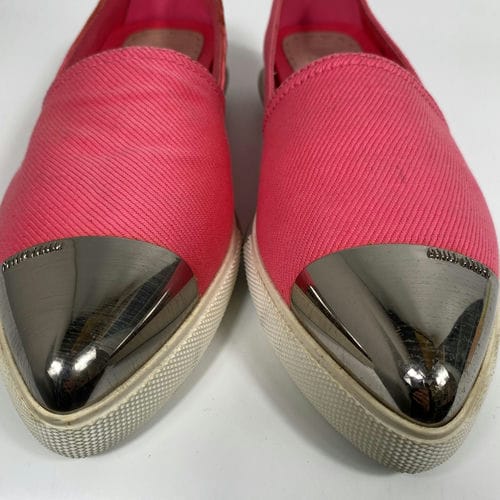 【環球板橋車站店】MIU MIU/帆船鞋/37/5S9675_5