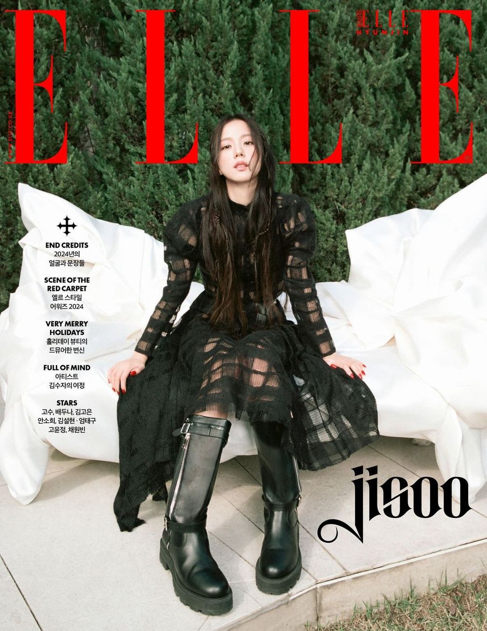 ELLE (KOREA) 12月號2024 三款附書中書（封面人物：BLACKPINK-Jisoo