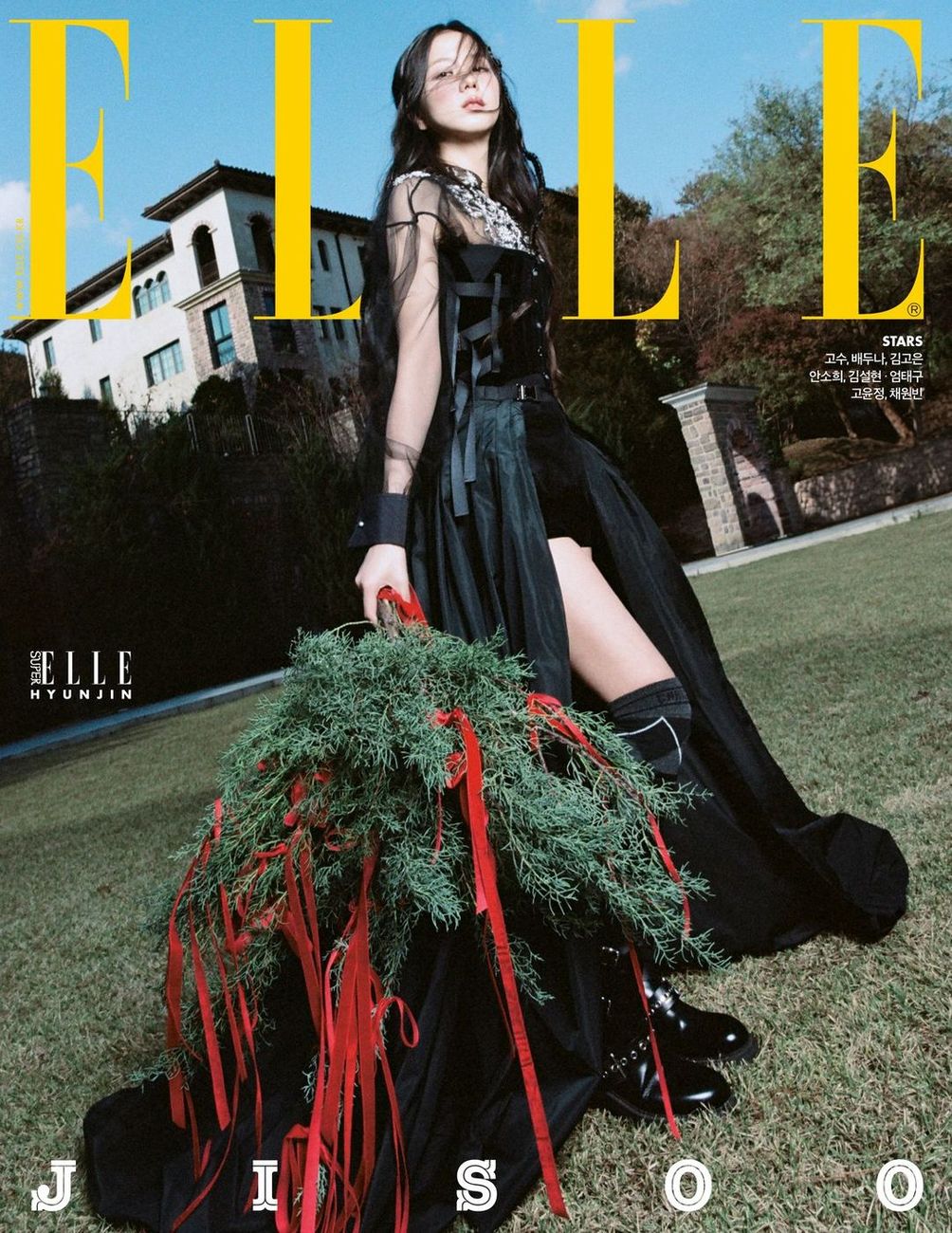 ELLE (KOREA) 12月號2024 三款附書中書（封面人物：BLACKPINK-Jisoo