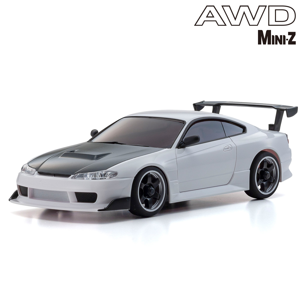SJHOBBY｜32647W NISSAN SILVIA S15 equipped with GT Wing White