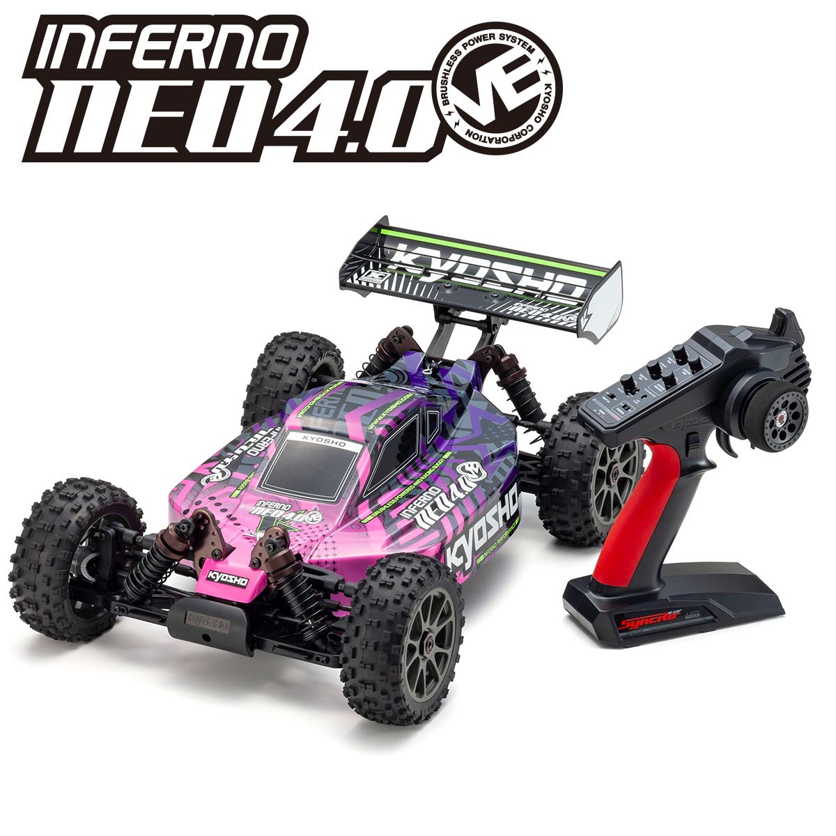 SJHOBBY｜34118T1 1/8 EP 4WD INFERNO NEO 4.0 VE Color type 1 w/KT-231P+