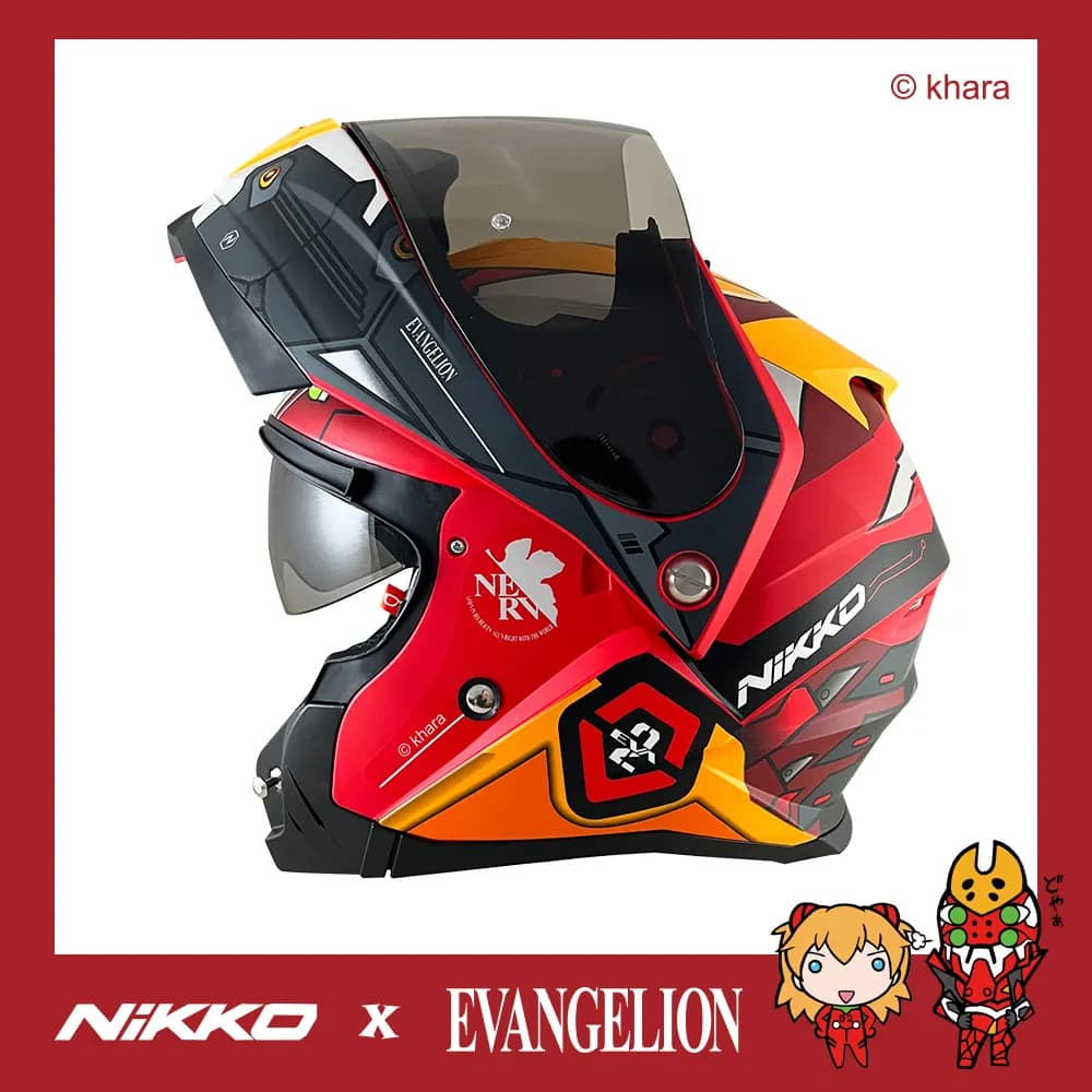 NIKKO x 新世紀福音戰士2號機貳號機明日香全罩式安全帽N902 #10 902 N