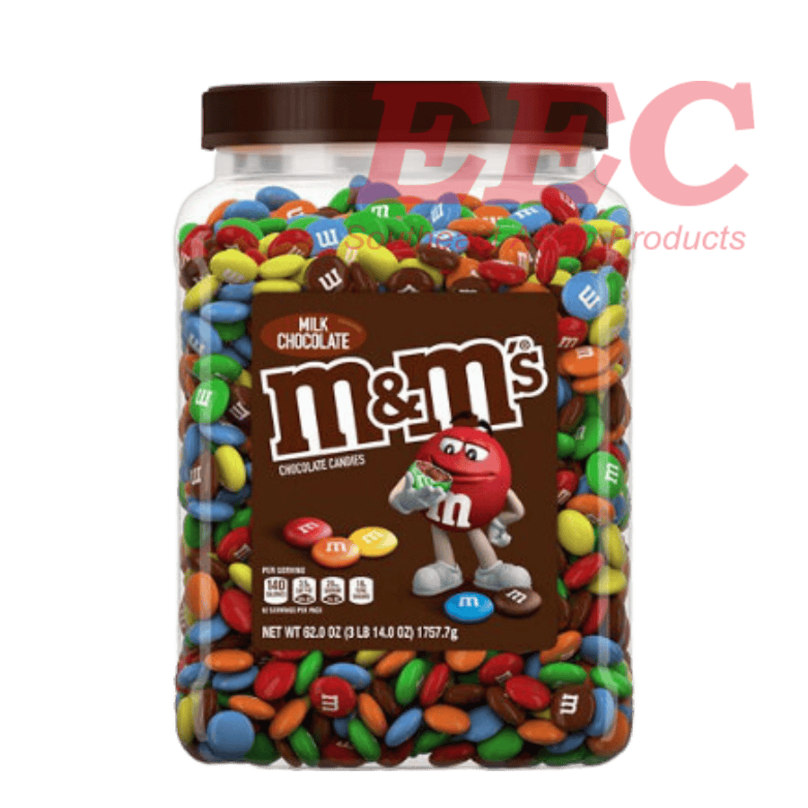 M&M Milk Chocolate Pantry Size 罐裝 1757.7g_0