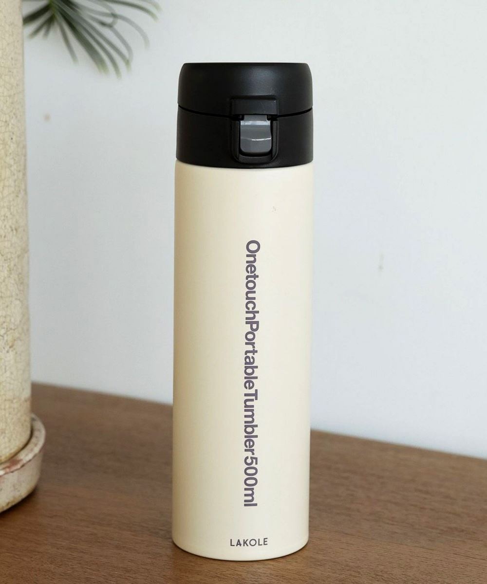 LAKOLE保冷保溫不鏽鋼便攜水壺(500ML)-七色-876156