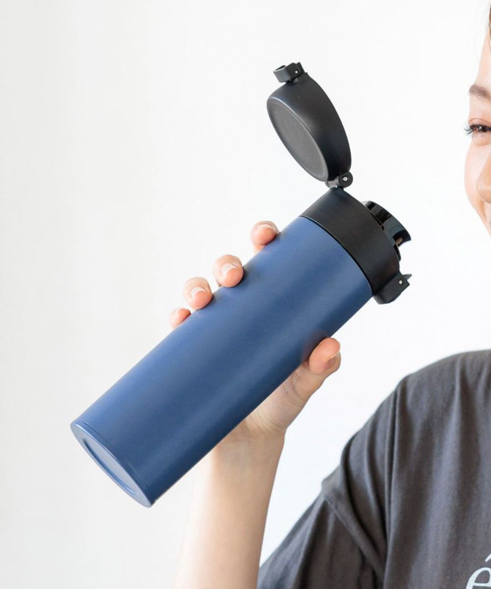 LAKOLE保冷保溫不鏽鋼便攜水壺(500ML)-七色-876156