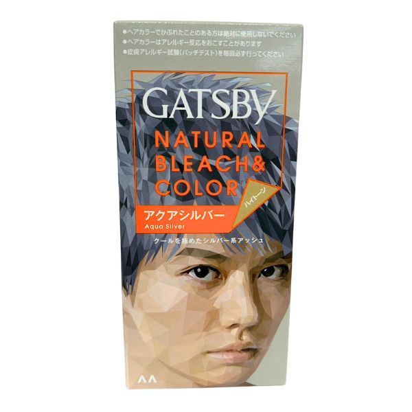 GATSBY Natural Bleach & Color Aqua Silver_35g+70ml_0