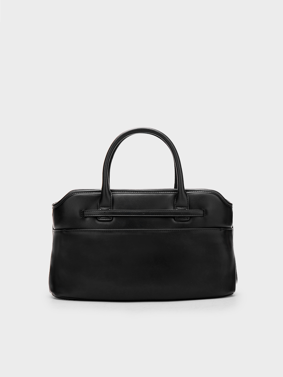 ★S'AIME Jennie皮帶釦托特包(Ｍ)ハンドショルダーバック/送料込 S'AIME Jennie皮帶釦托特包(M)｜ S'AIME東京企劃