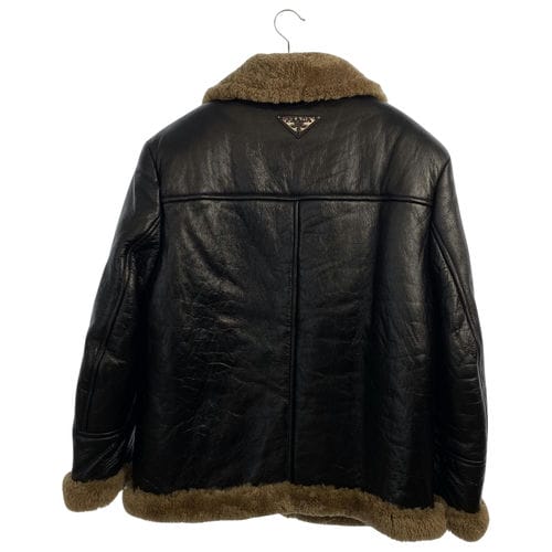 【微風南山店】PRADA/皮革外套/40/58A126 S222 11M5_1