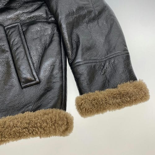 【微風南山店】PRADA/皮革外套/40/58A126 S222 11M5_5