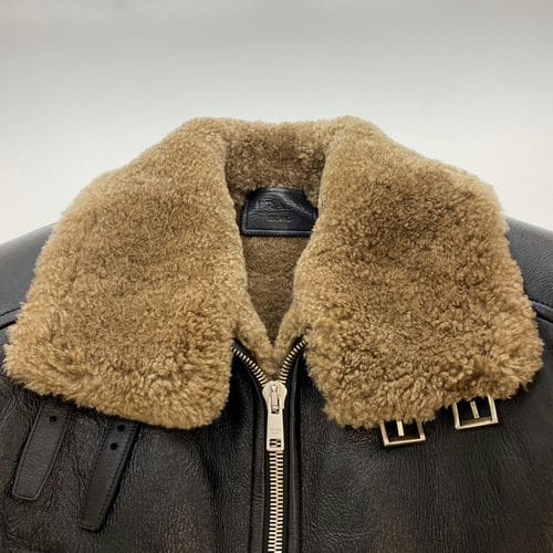 【微風南山店】PRADA/皮革外套/40/58A126 S222 11M5_7