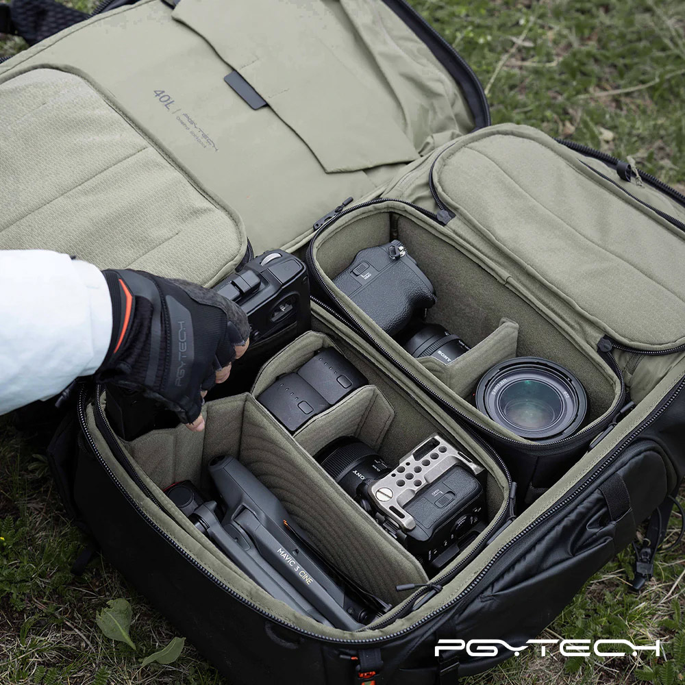 PGYTECH】OnePro Flex 探險版攝影包30L + M號相機內袋套裝P-CB-390 公司貨