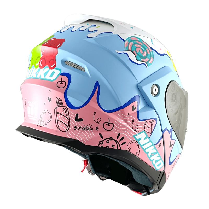 情侶首選】Nikko N902 #15 汽水小熊消光藍可樂帽