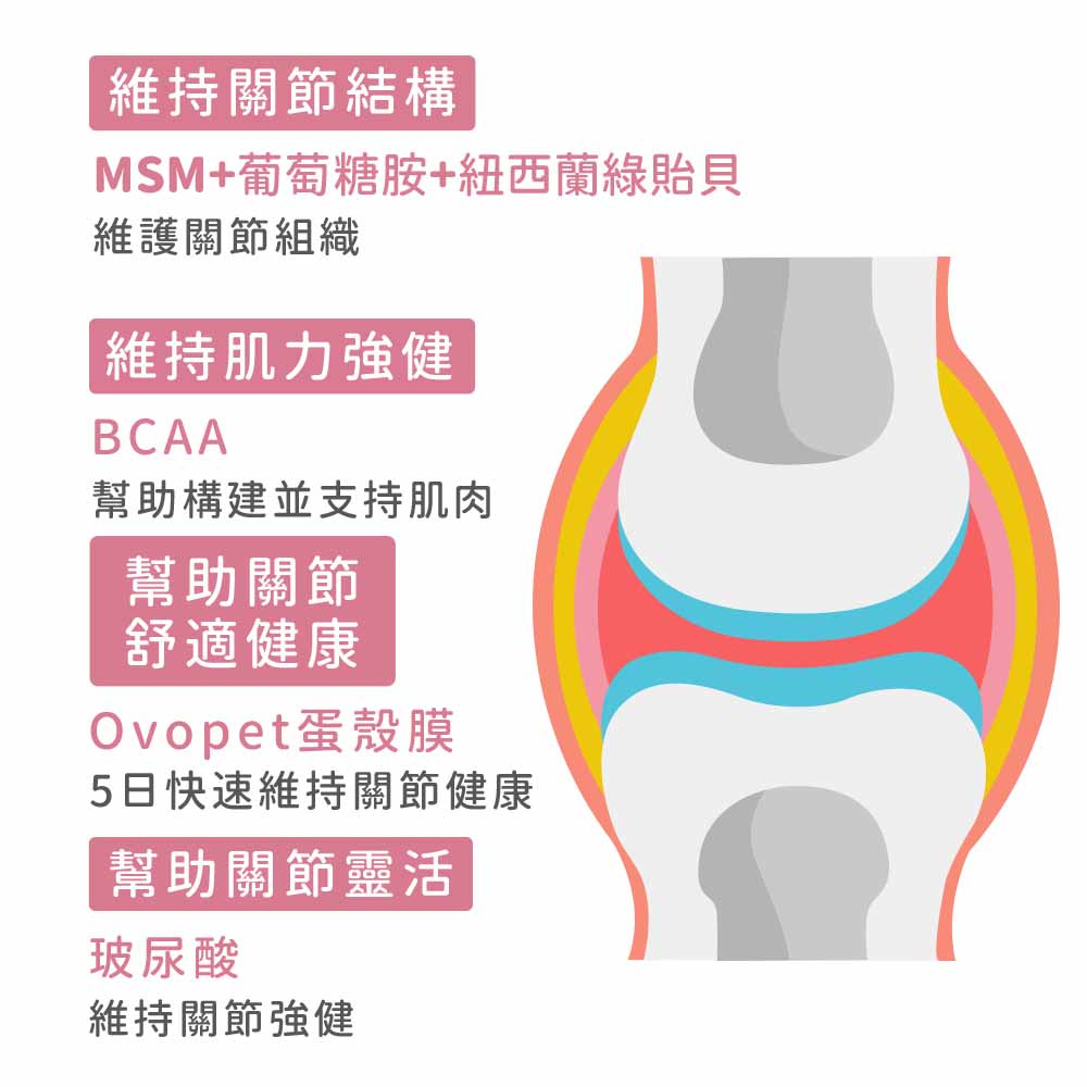 【關節保健】蛋殼膜MSM強化舒緩配方 30顆(狗保健品)(軟錠型)_6