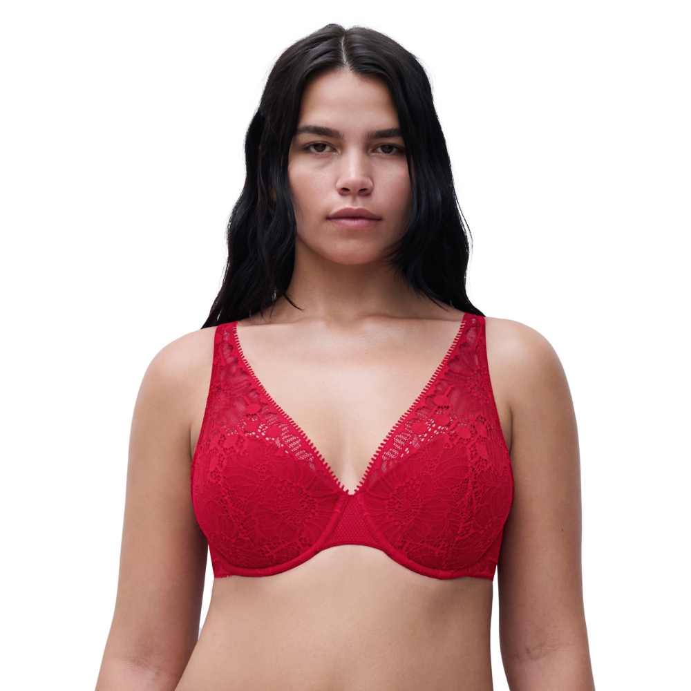 【Chantelle】Spacer T-Shirt Bra內衣>BCD>罌粟紅(15F70_0YU)【Day To Night】_0