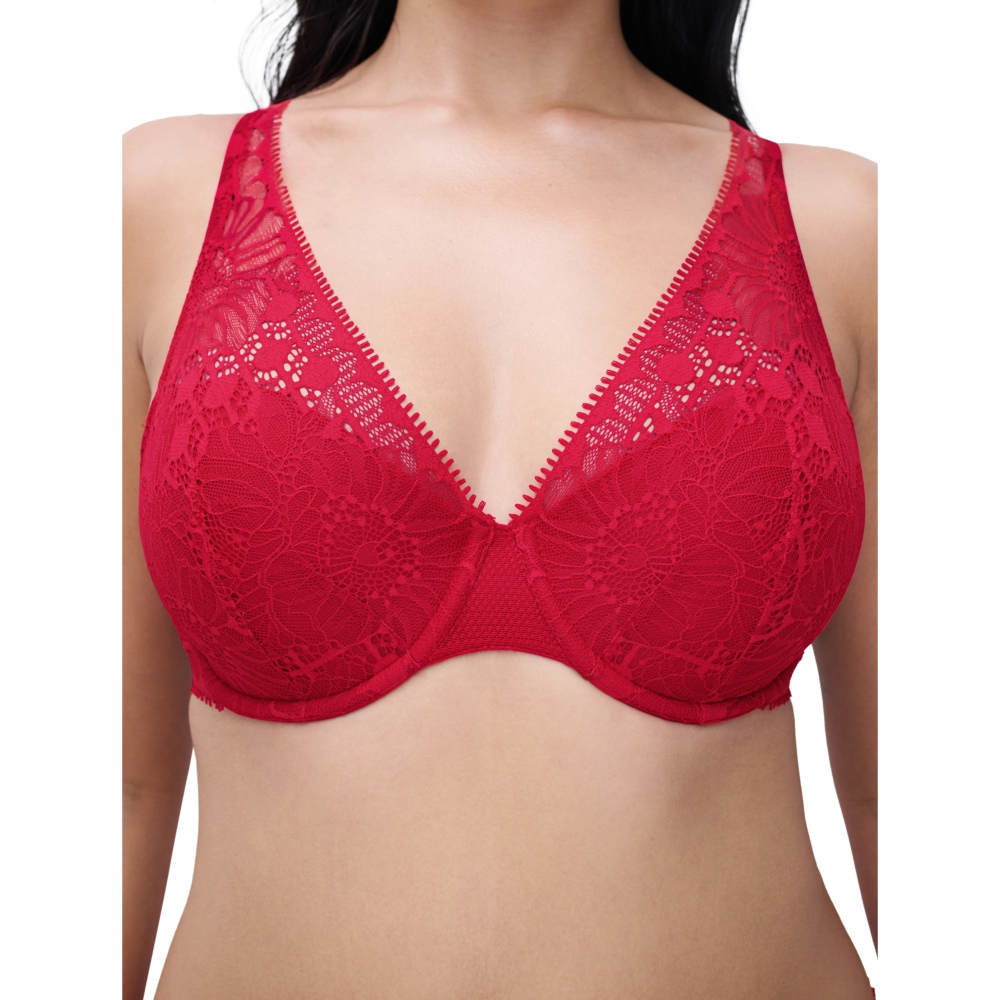 【Chantelle】Spacer T-Shirt Bra內衣>BCD>罌粟紅(15F70_0YU)【Day To Night】_1