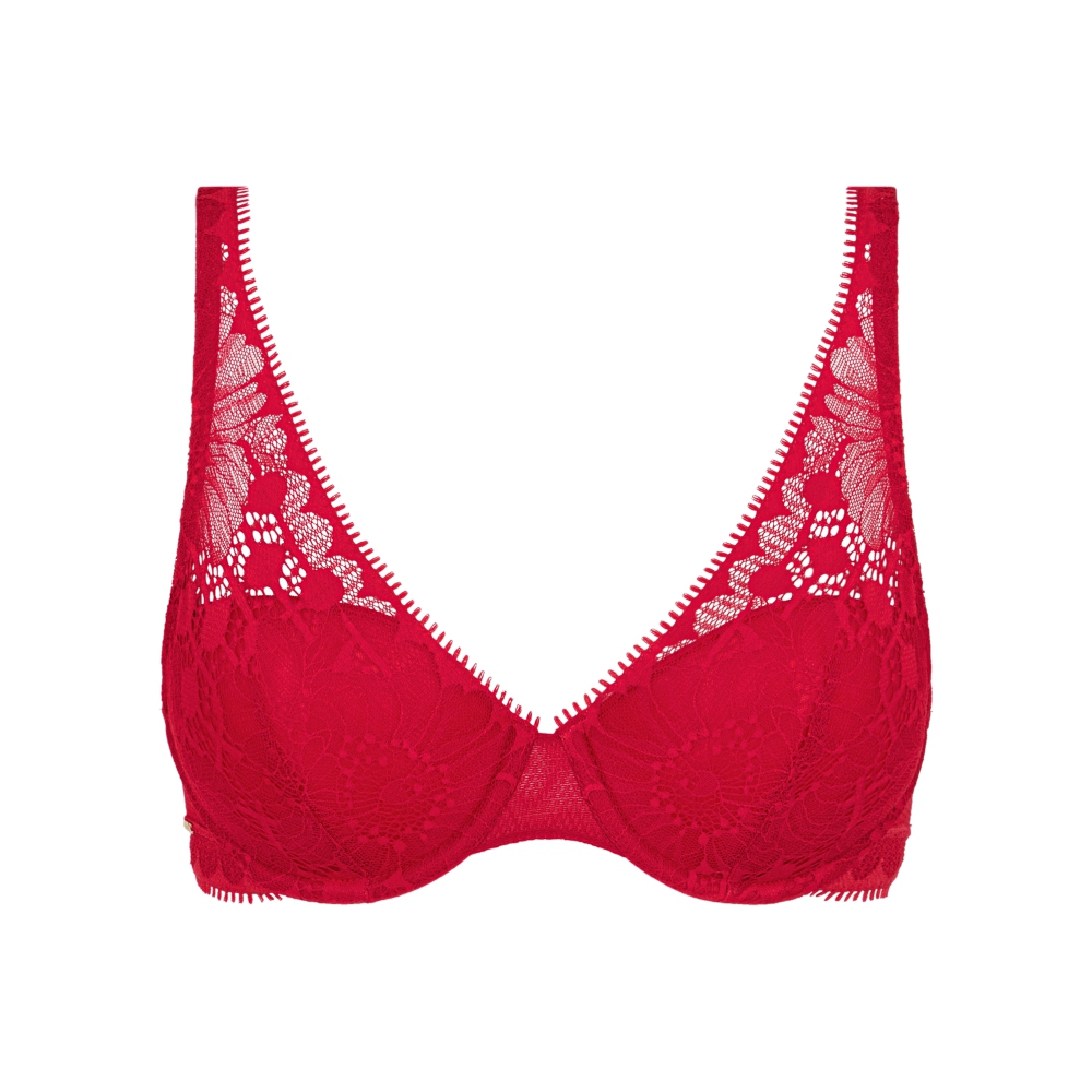 【Chantelle】Spacer T-Shirt Bra內衣>BCD>罌粟紅(15F70_0YU)【Day To Night】_4