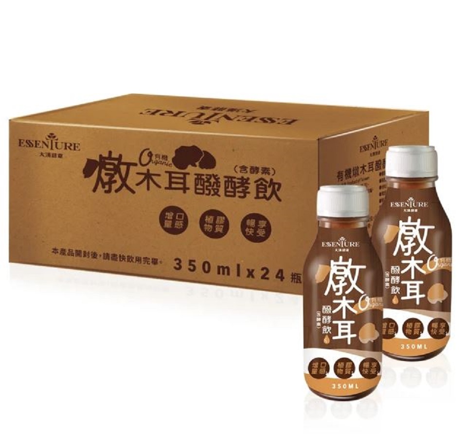 【大漢酵素】有機燉木耳醱酵飲(含酵素)(350ml*24瓶)_0
