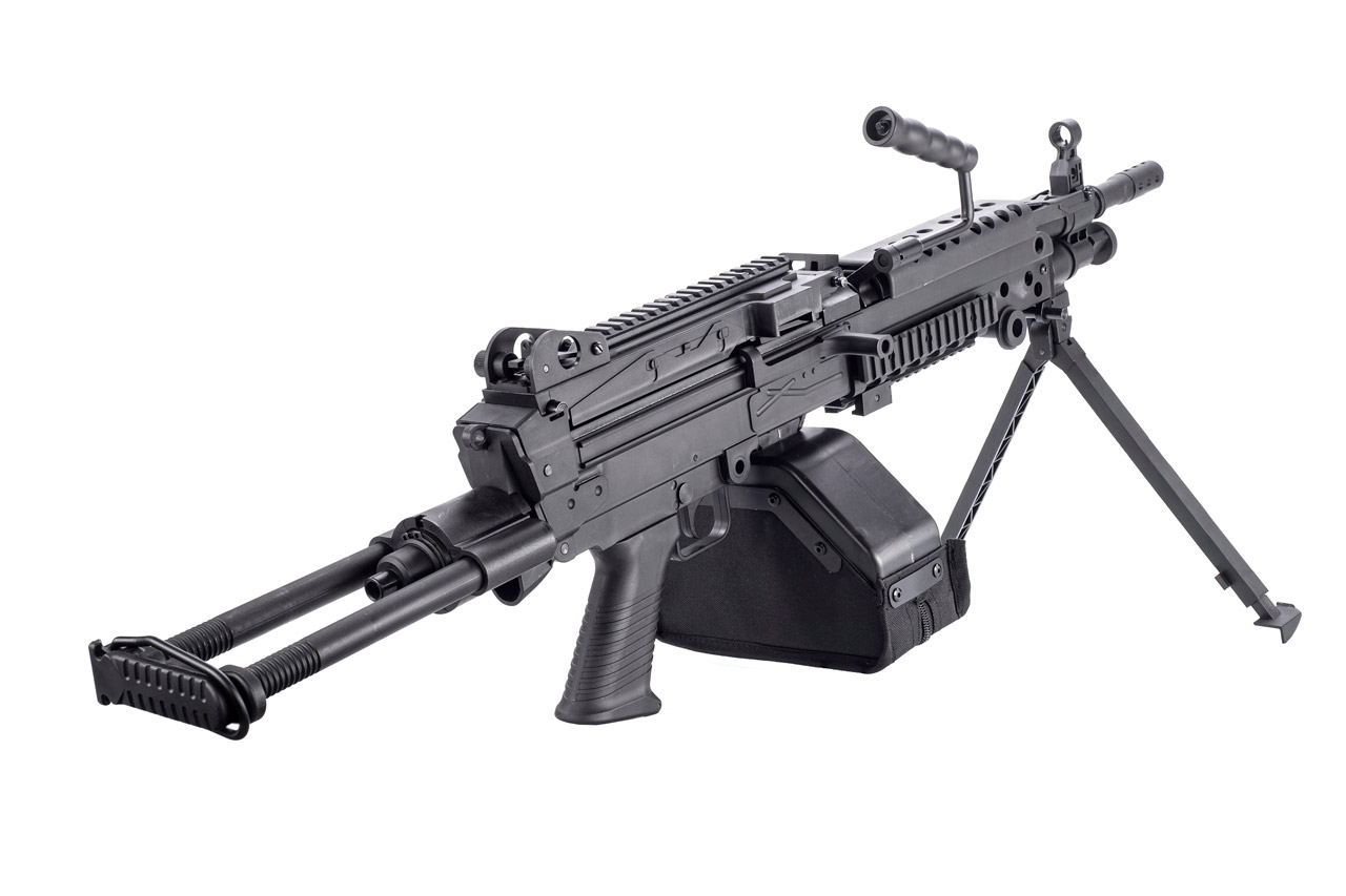 HWASAN M249 PARA AEG機槍電動槍長槍-HSEM001