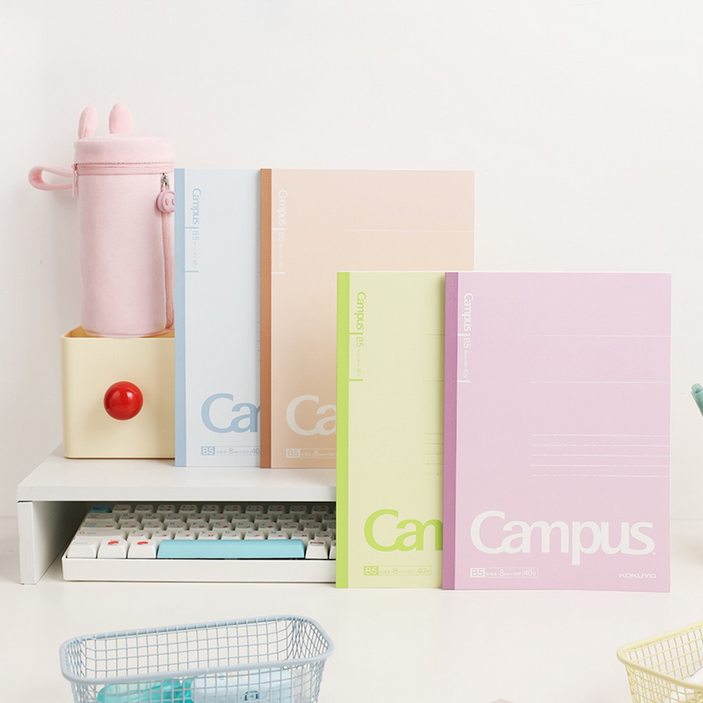 KOKUYO Campus 點線U罫筆記本 A5 (4入)-沉穩/活力/柔和_3