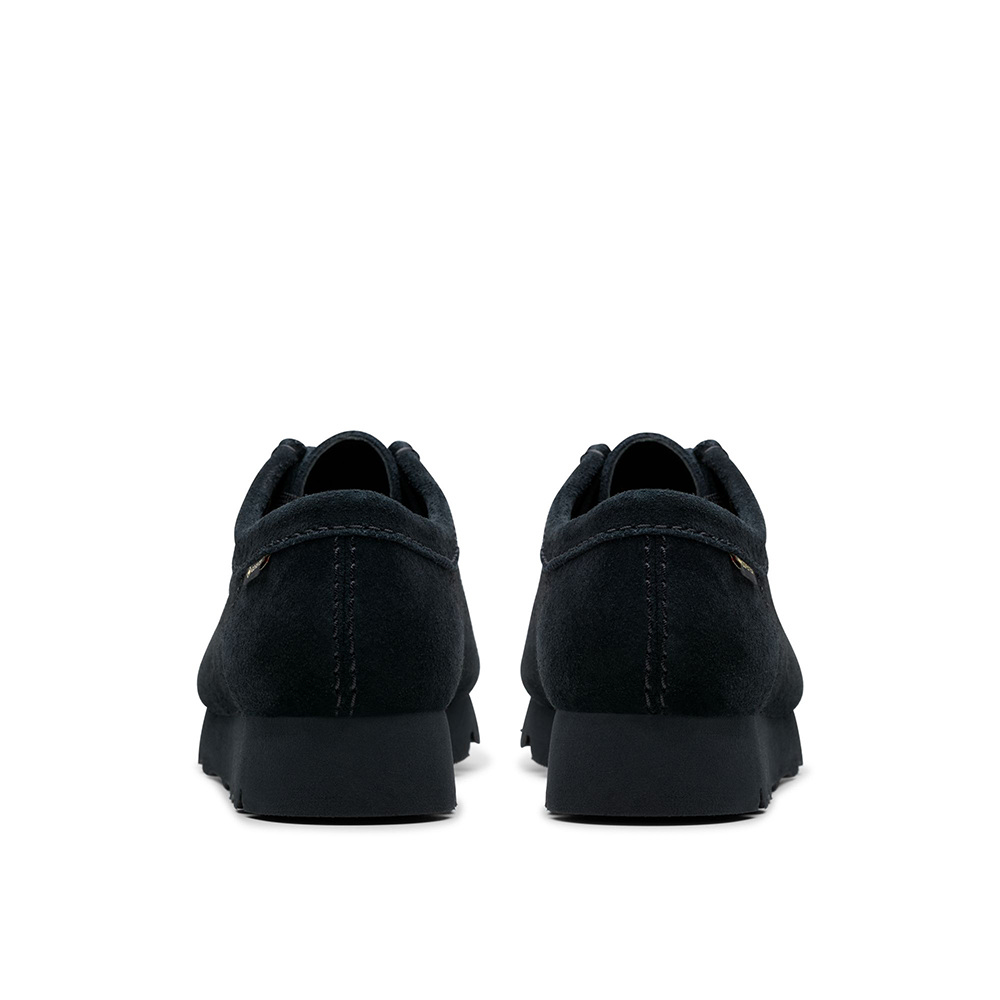 Clarks ORIGINALs-Wallabee. GTX女款真皮防水袋鼠鞋(黑色)CLF79258R
