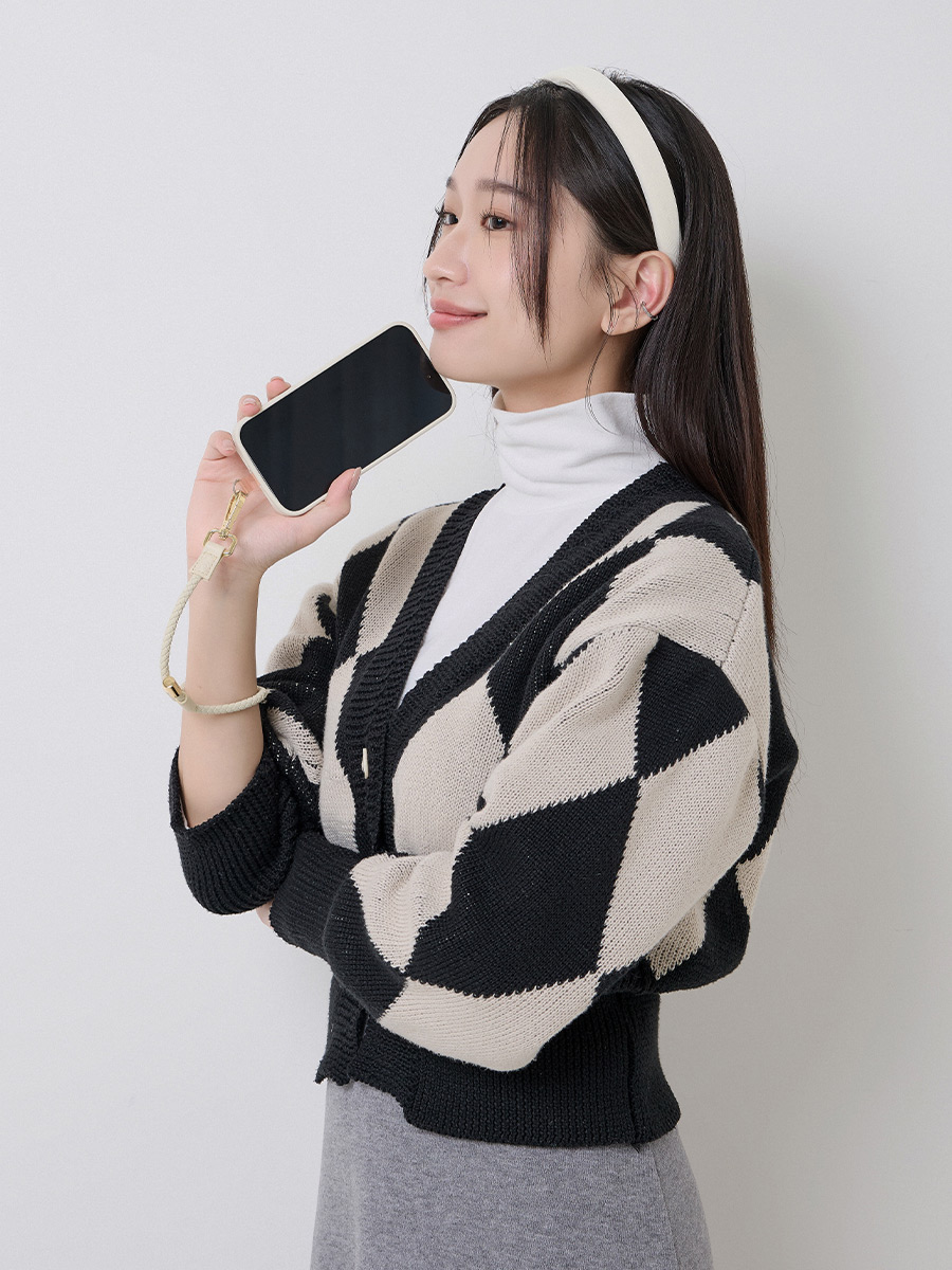 ■S'AIME■牛仔紋皮革雙層彈片手機袋 デニムスマホバッグ/送料込 □S'AIME□牛仔紋皮革雙層彈片手機袋 デニムスマホバッグ/送料込