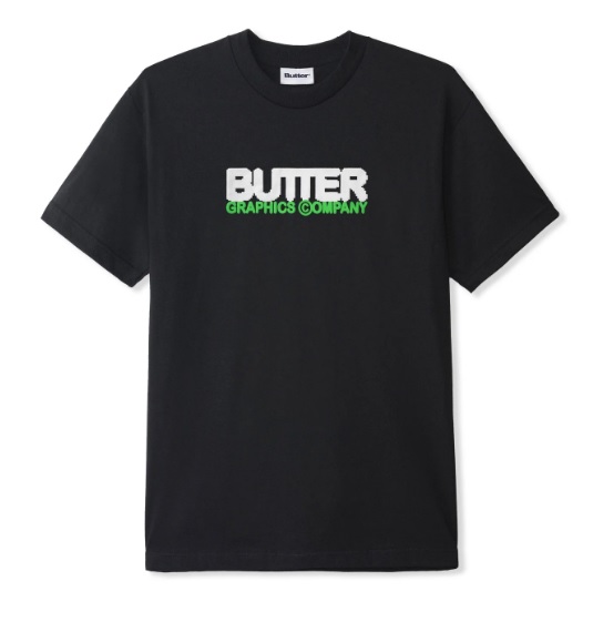 【BUTTER GOODS】短T 黑 - PROGRAM TEE_0