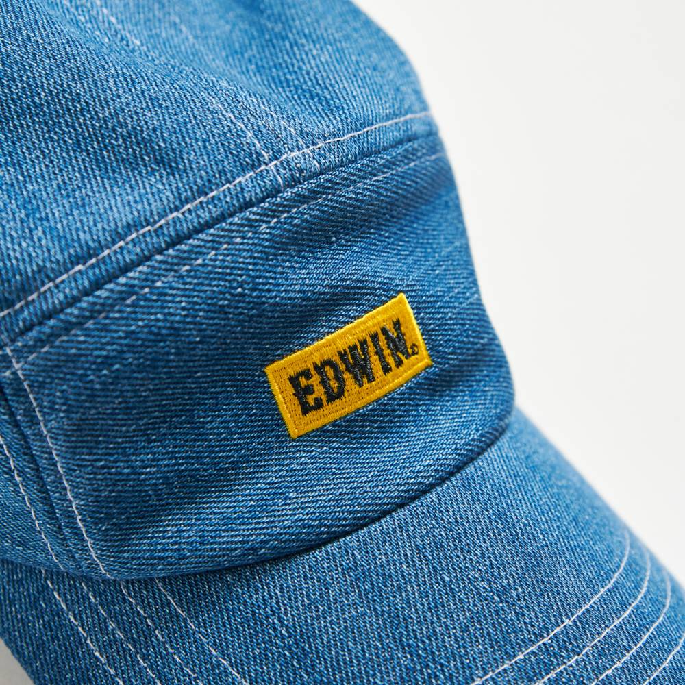 EDWIN｜白沙屯｜配件｜白沙屯媽祖勇字丹寧五分割帽