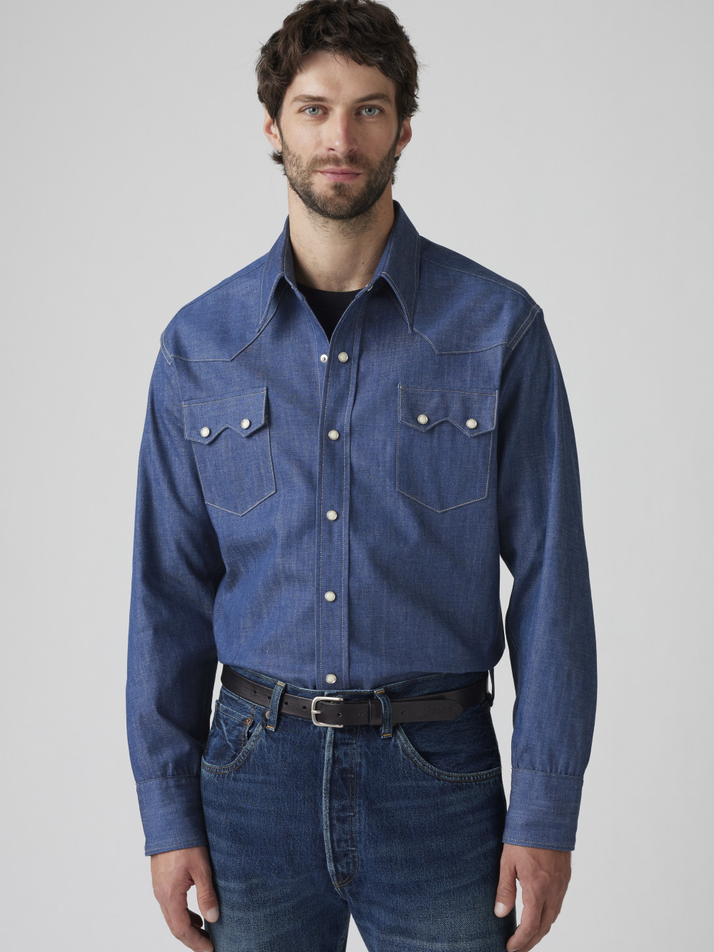 LEVI'S® VINTAGE CLOTHING 1950's短牛角Sawtooth 牛仔襯衫人氣新品