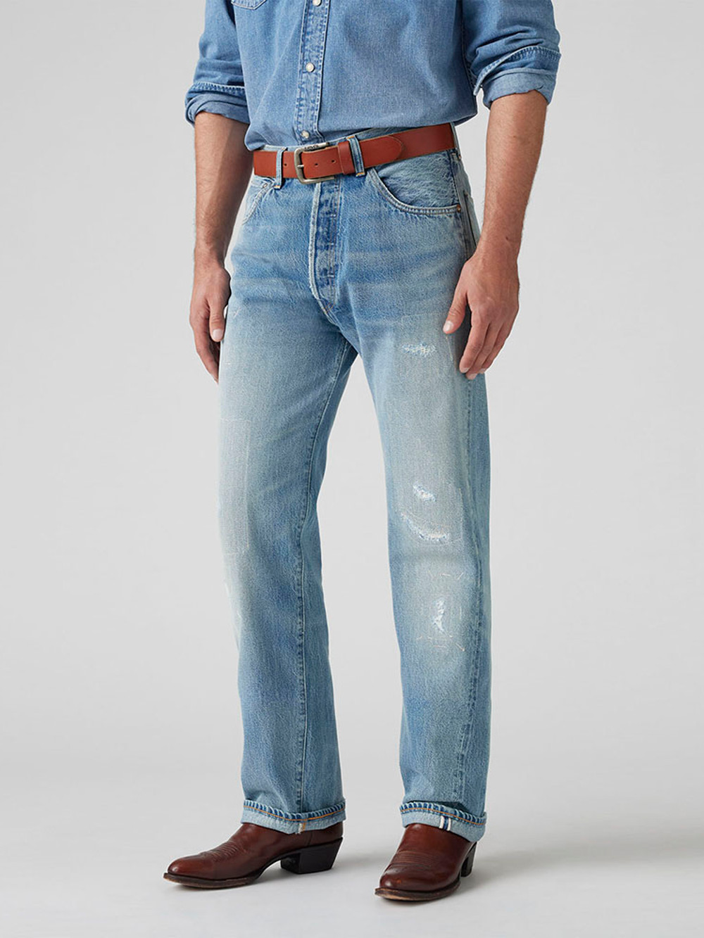 LEVI'S® VINTAGE CLOTHING 1955 501® 赤耳丹寧501®XX / LVC / 破壞加工