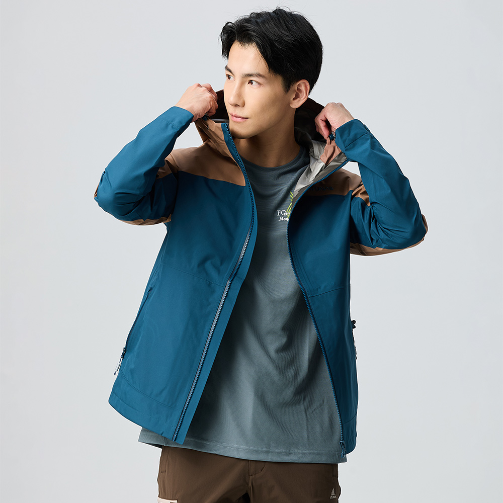 男款GORE-TEX PACLITE PLUS單件式防水外套/風衣外套/機能外套