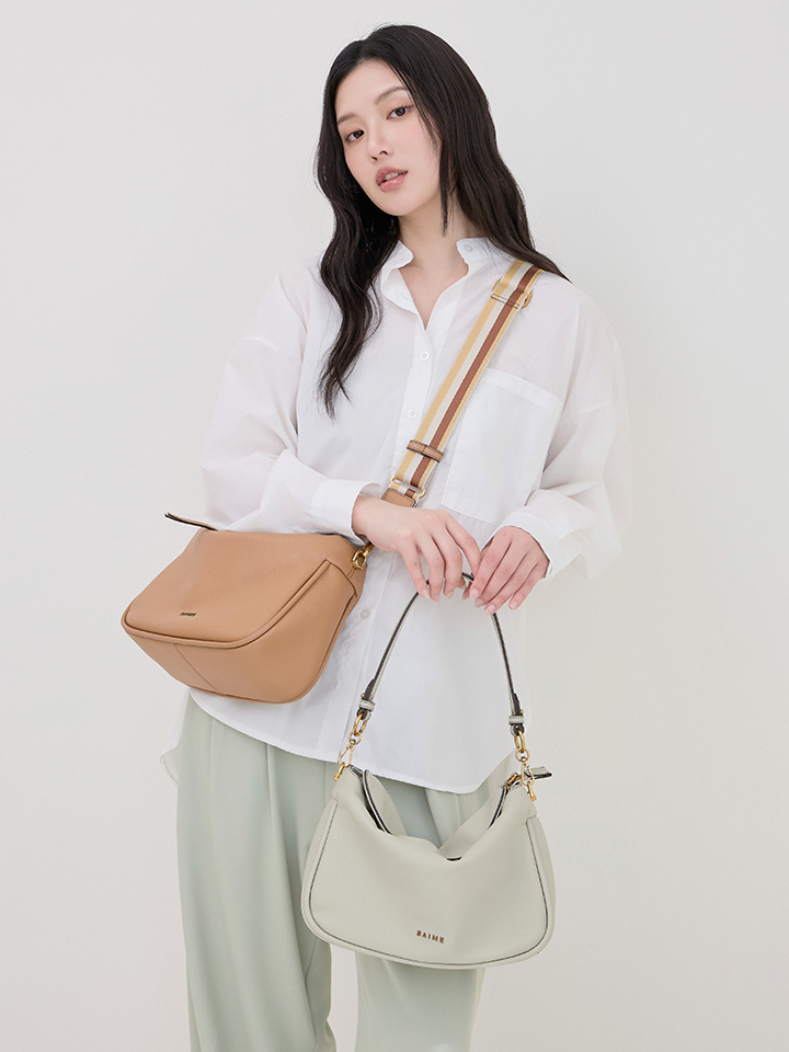 S'AIME Prime 2WAY頭層真皮拉鍊軟包｜ S'AIME東京企劃