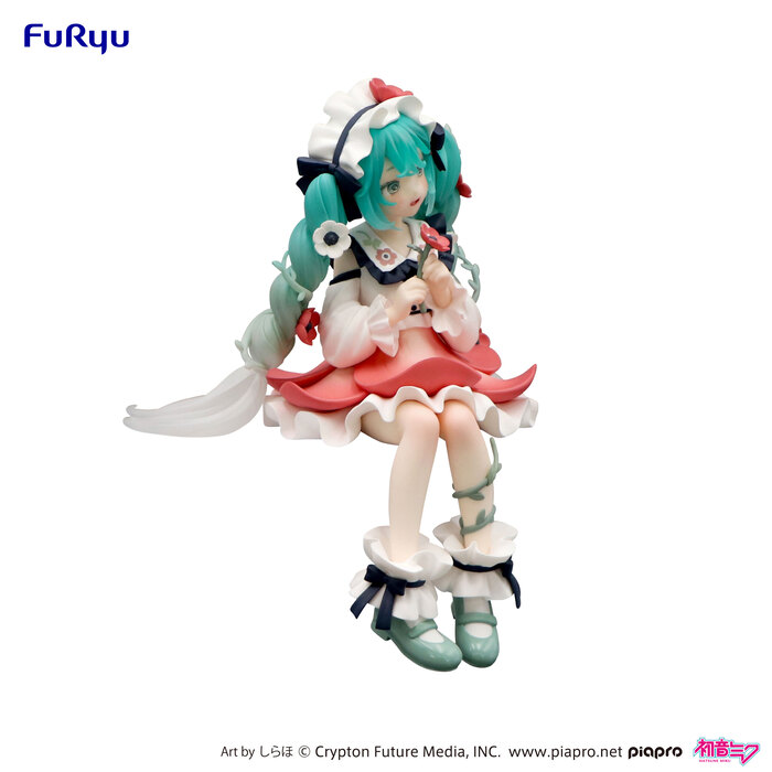 Furyu 景品初音未來泡麵蓋公仔銀蓮花精靈Ver.