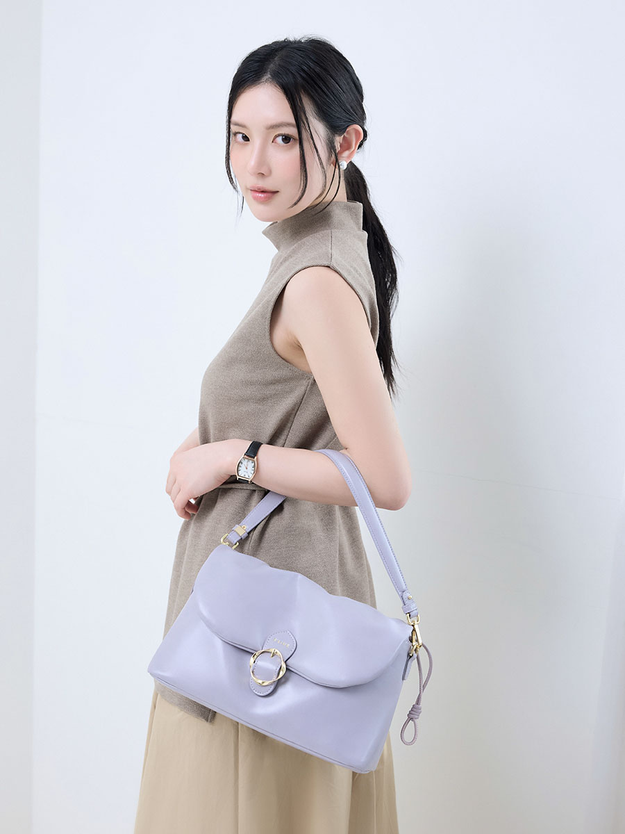 送料込★S’AIME★波紋五金束口掀蓋小方包 S★2wayショルダーBAG S'AIME 2WAY波紋五金束口掀蓋小方包(S)｜ S'AIME東京企劃