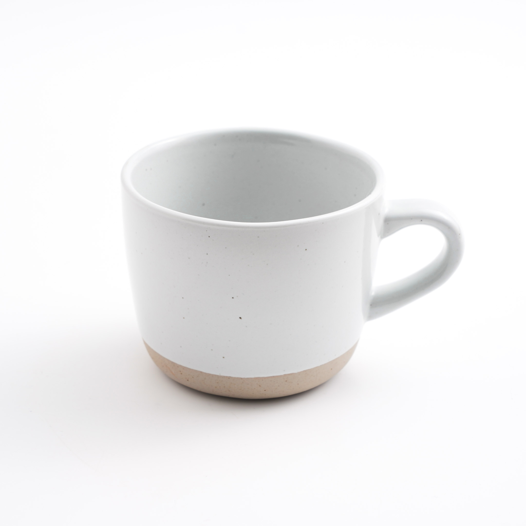 WAGA 日式粗陶 400ML 陶瓷馬克杯 | 霧白_0