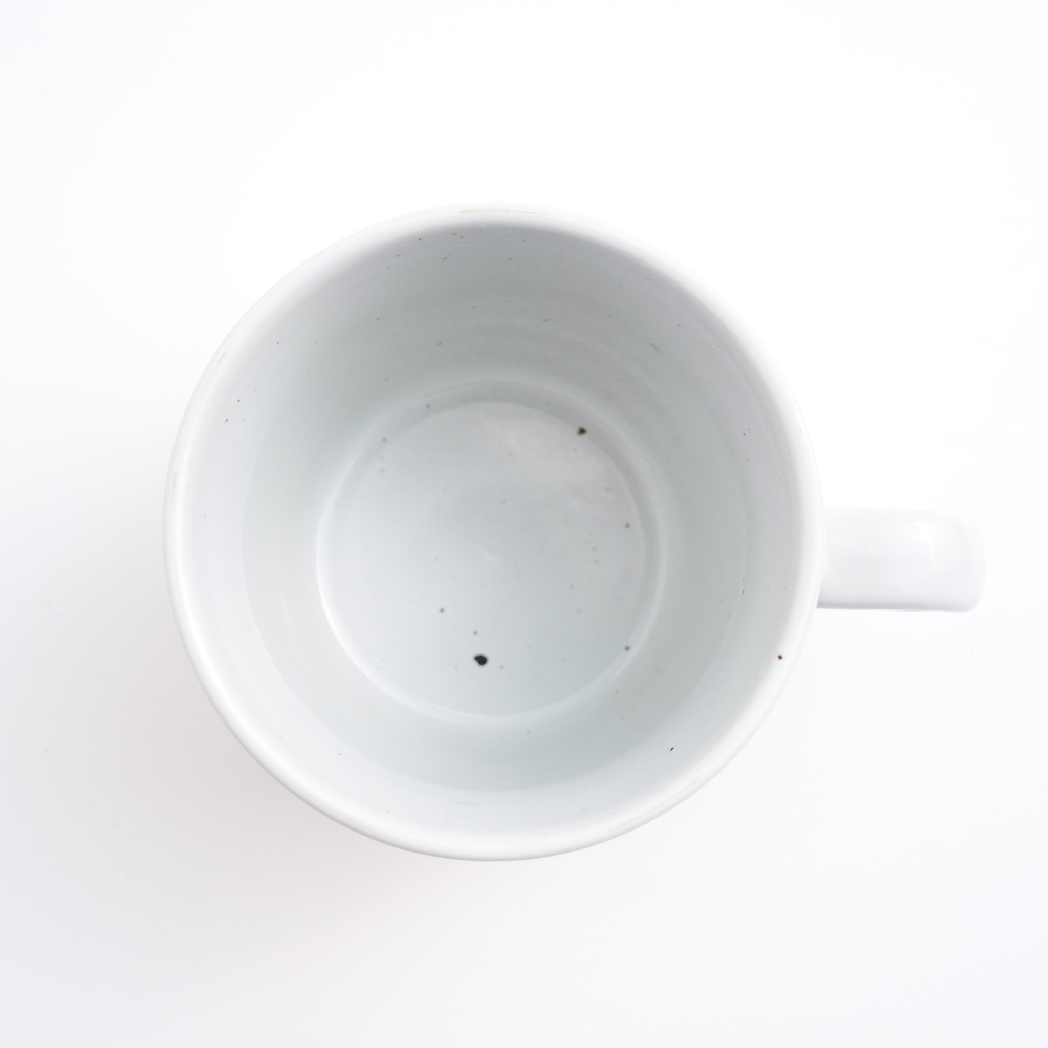 WAGA 日式粗陶 400ML 陶瓷馬克杯 | 霧白_2
