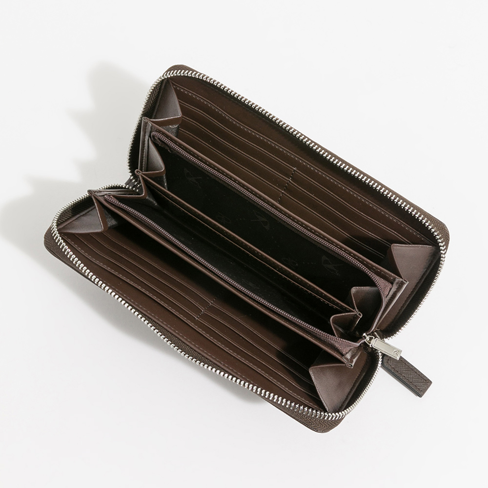 Arnold Palmer - 拉鍊長夾Mature系列- 咖色/051-0212-60-3