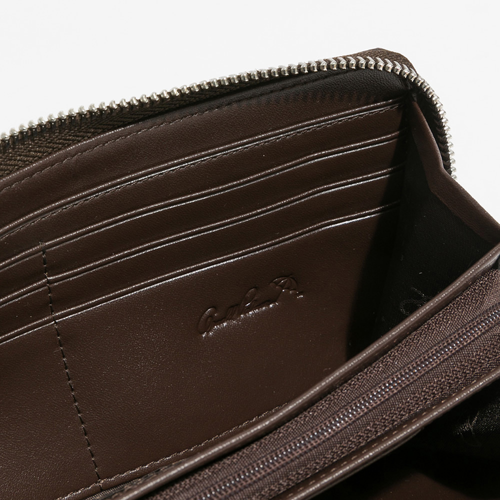 Arnold Palmer - 拉鍊長夾Mature系列- 咖色/051-0212-60-3