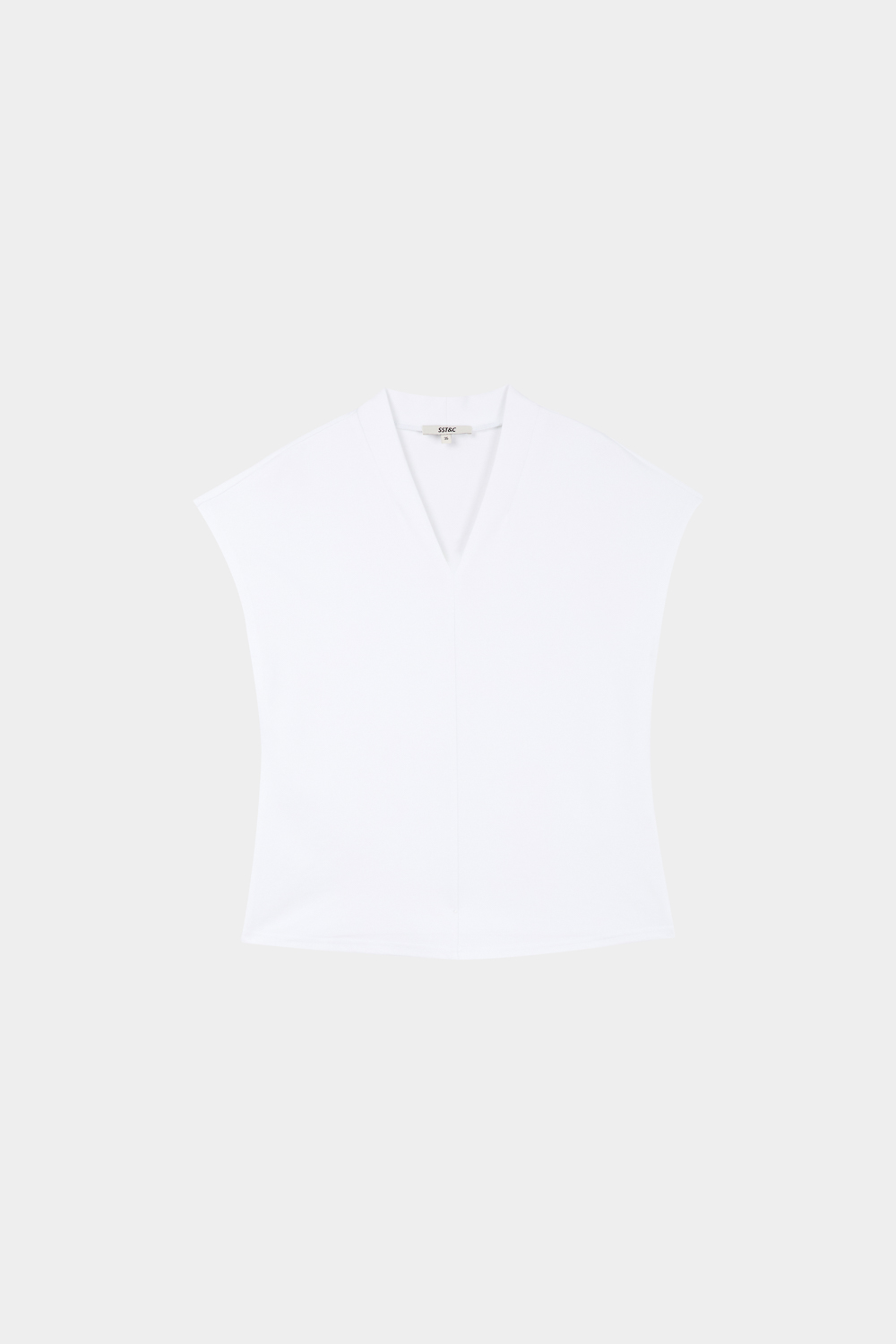 SST&C白色V立領T-SHIRT｜01212502004 (outlet)_4