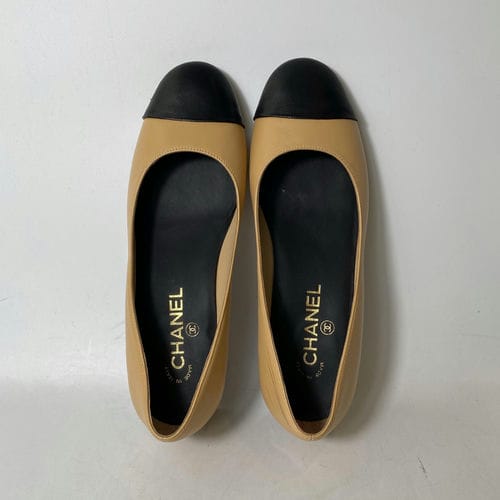 【誠品生活新店店】CHANEL/淺口皮鞋/39/g39238_2