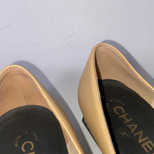 【誠品生活新店店】CHANEL/淺口皮鞋/39/g39238_9