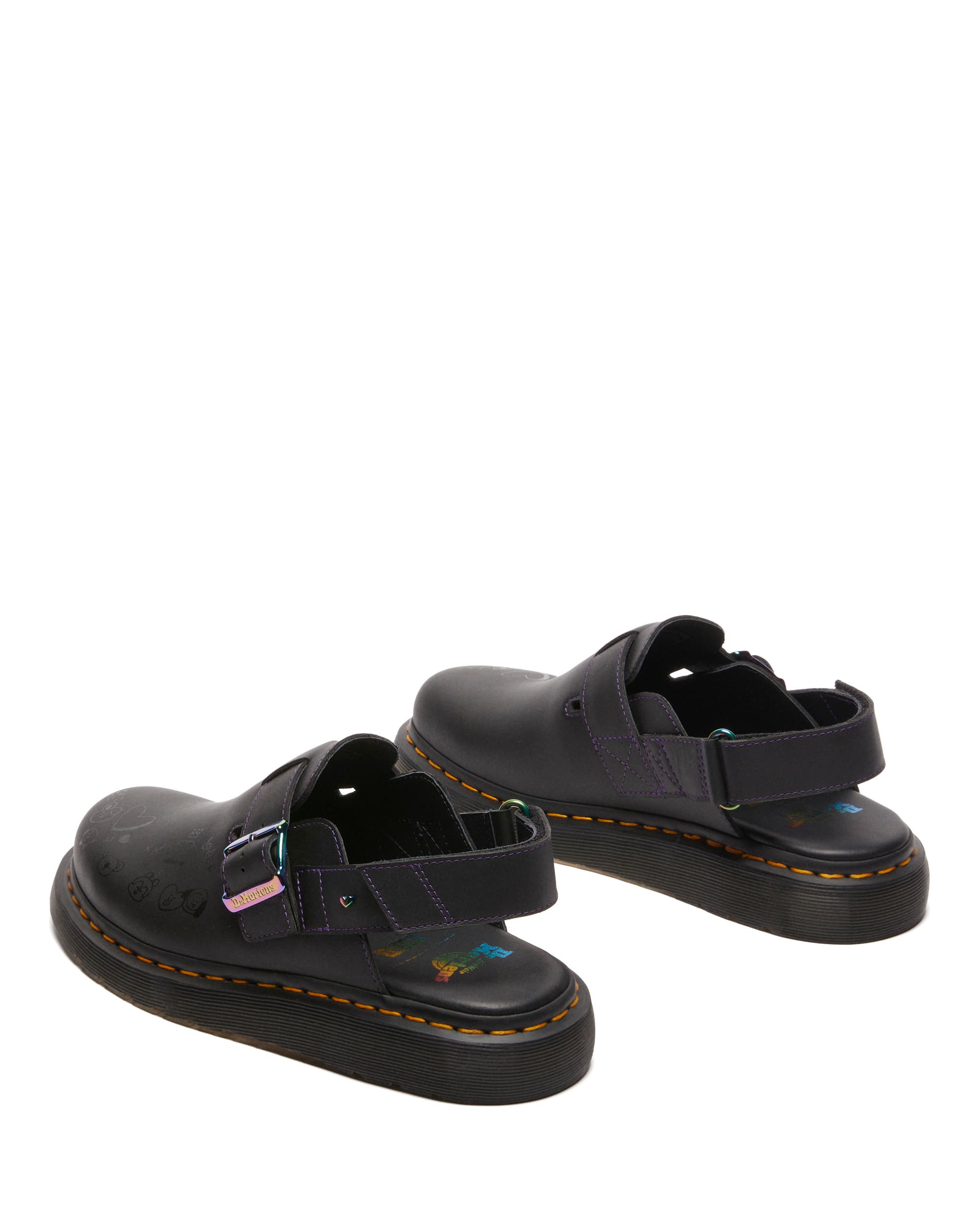 DR. MARTENS 馬汀大夫休閒鞋Jorge II BT21 Slide Sandal Black | 熱銷