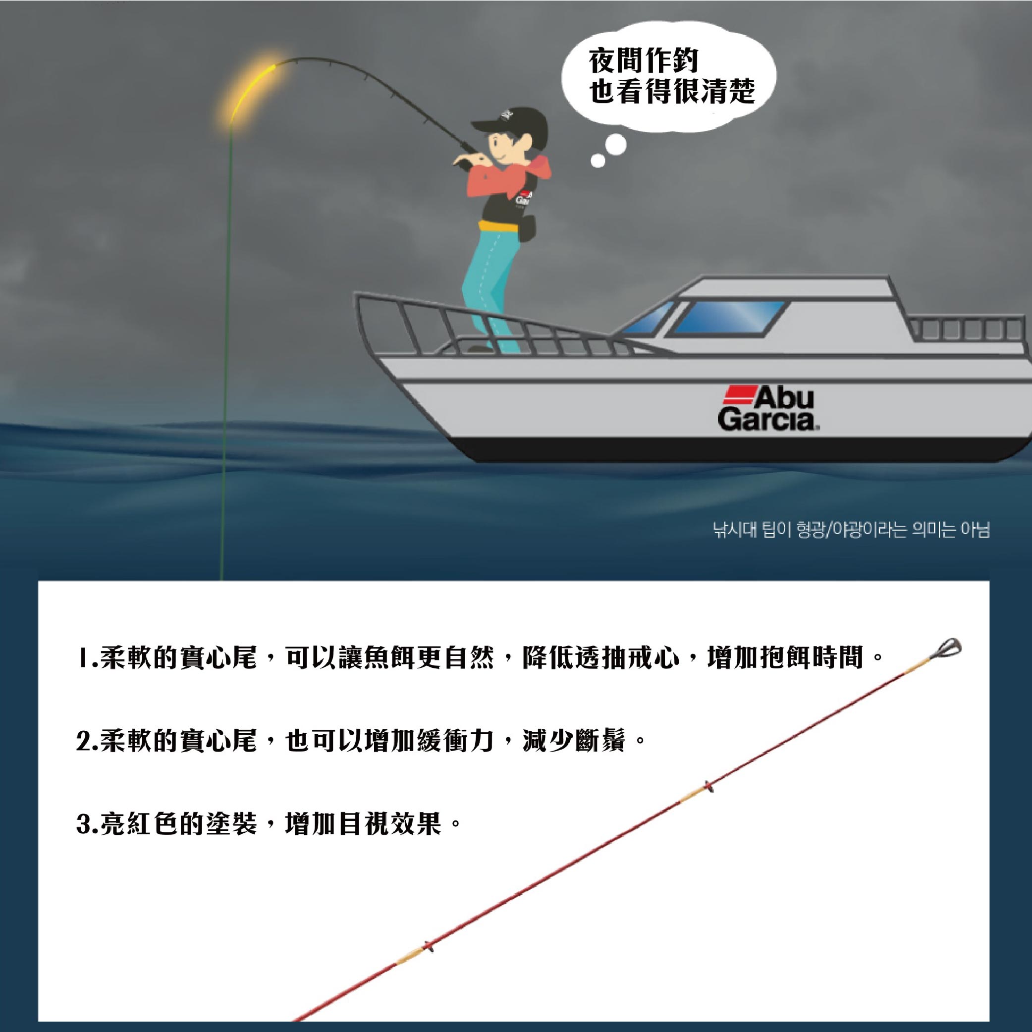 Abu 手持透抽竿SALTYFIGHTER X IKAMETAL 透抽船竿