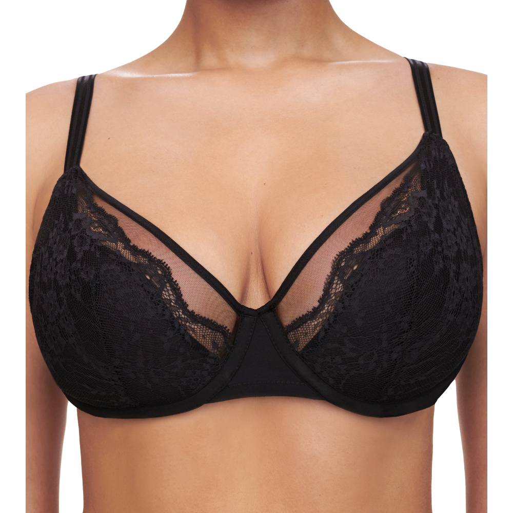 【Chantelle Pulp】深V Spacer T-Shirt Bra 內衣>CDE>黑色(22MND_011)【Crush】_2